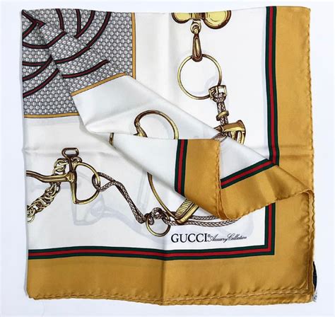 vintage gucci scarf silk|authentic gucci scarves.